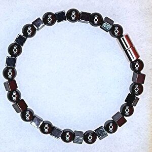 Magnetic Therapy Bracelet with Healing Stones